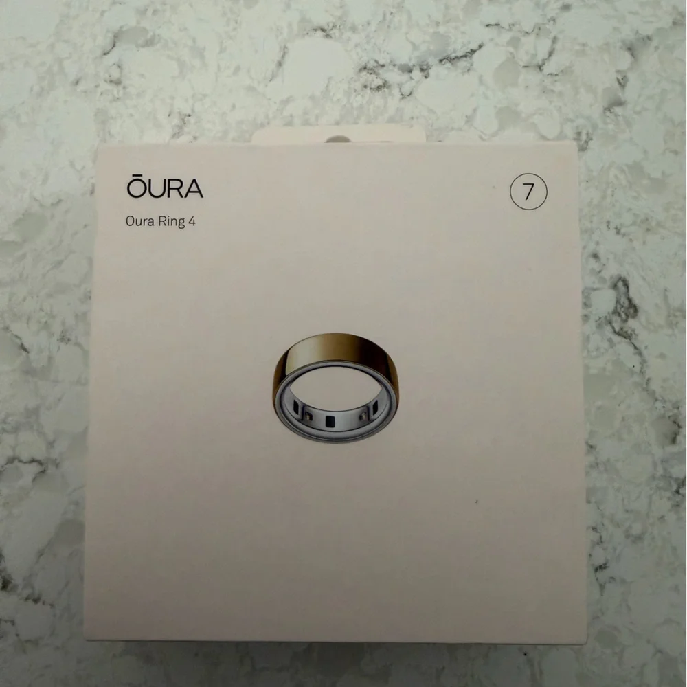 BRAND NEW OURA Ring 4 Smart Ring — Gold Finish